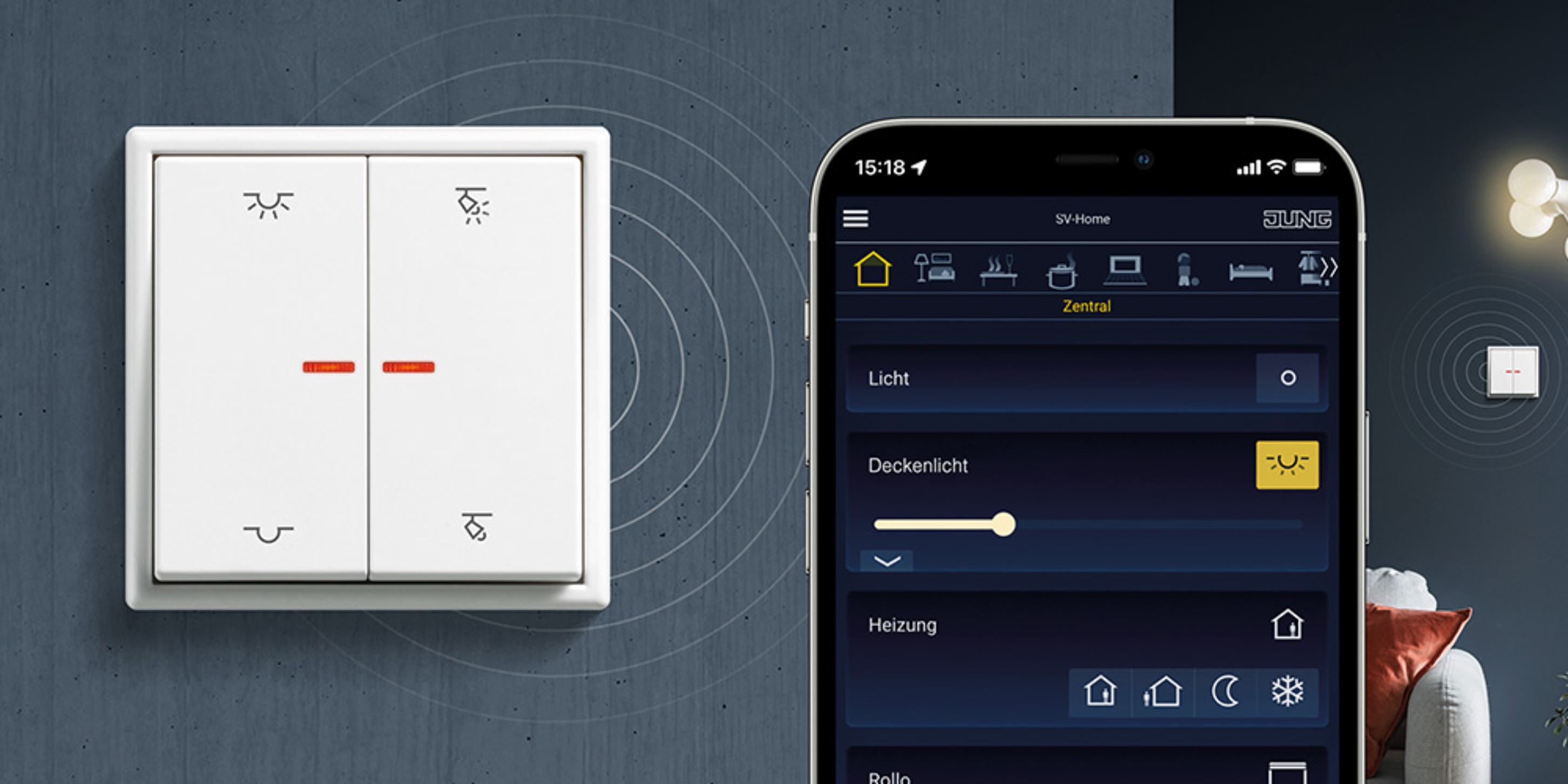 KNX RF Taster bei NEB-Service GmbH & Co. KG in Neu-Isenburg